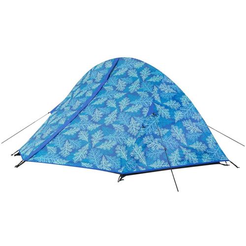 Camping Tent Waterproof Backpacking Instant Double Layer Travel with Oak Pattern