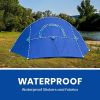 Camping Tent Waterproof Backpacking Instant Double Layer Travel with Oak Pattern