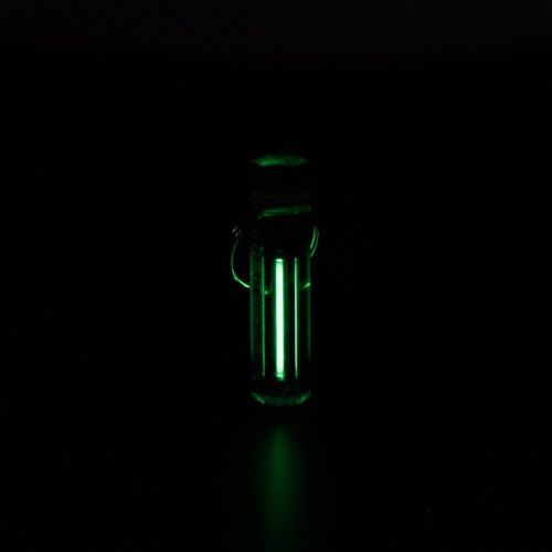 Tritium lamp fluorescent keychain