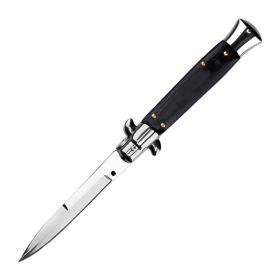 M390 Powder Steel Mafia AKC Outdoor Fruit Folding Knife (Color: black)
