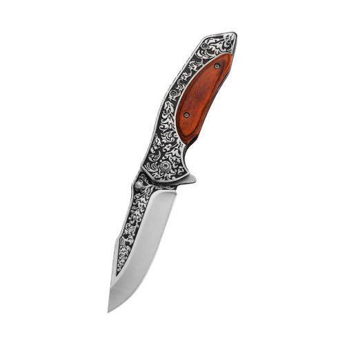 Steel Carving Wooden Handle High Hardness Folding Knife