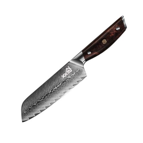 Damascus Kitchen Knife Slicing And Cutting Meat And Fruit Knife
